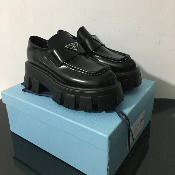 Prada Women's Black Loafers - Picture 1 of 5